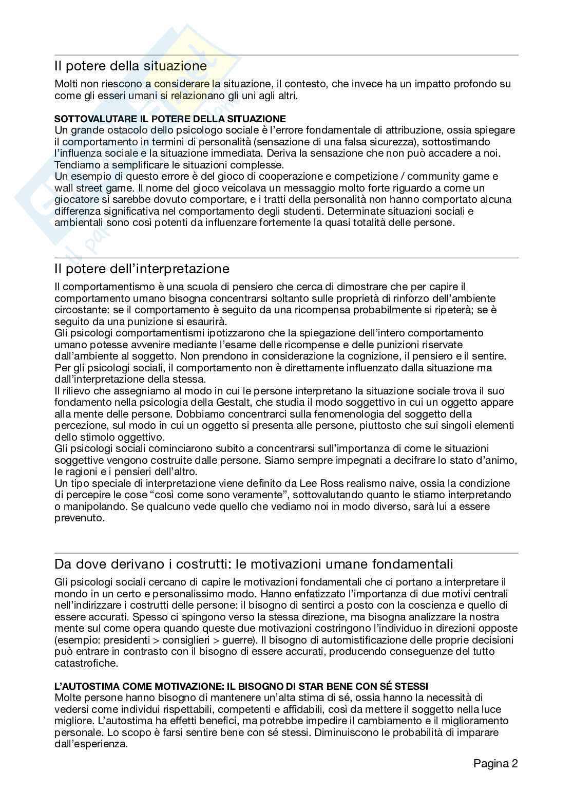 Riassunto psicologia sociale Pag. 2
