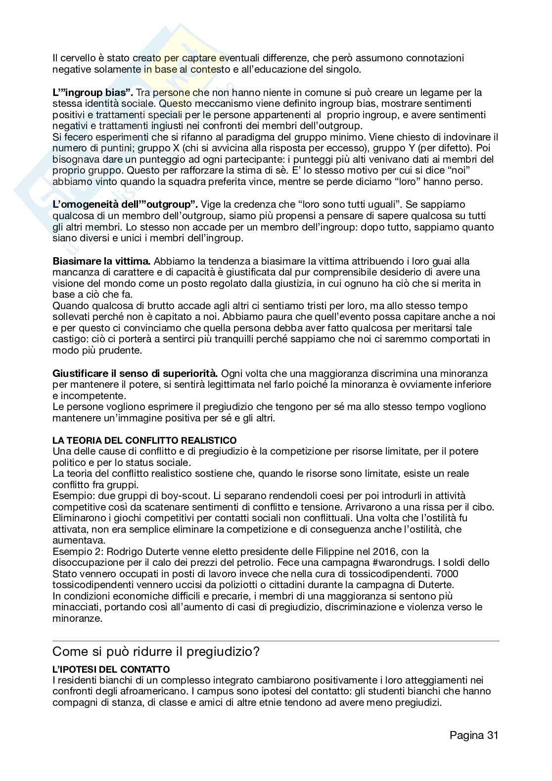 Riassunto psicologia sociale Pag. 31