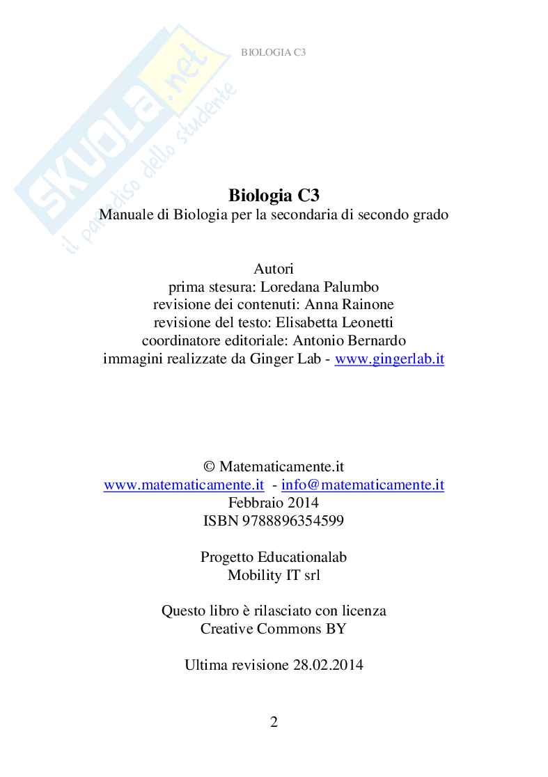 Biologia C3 Pag. 2