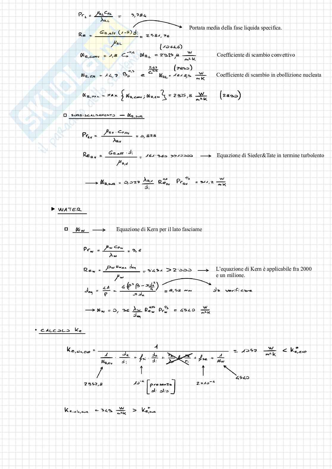Termodinamica applicata - Scambiatori di calore, teoria+Esercizi Pag. 66
