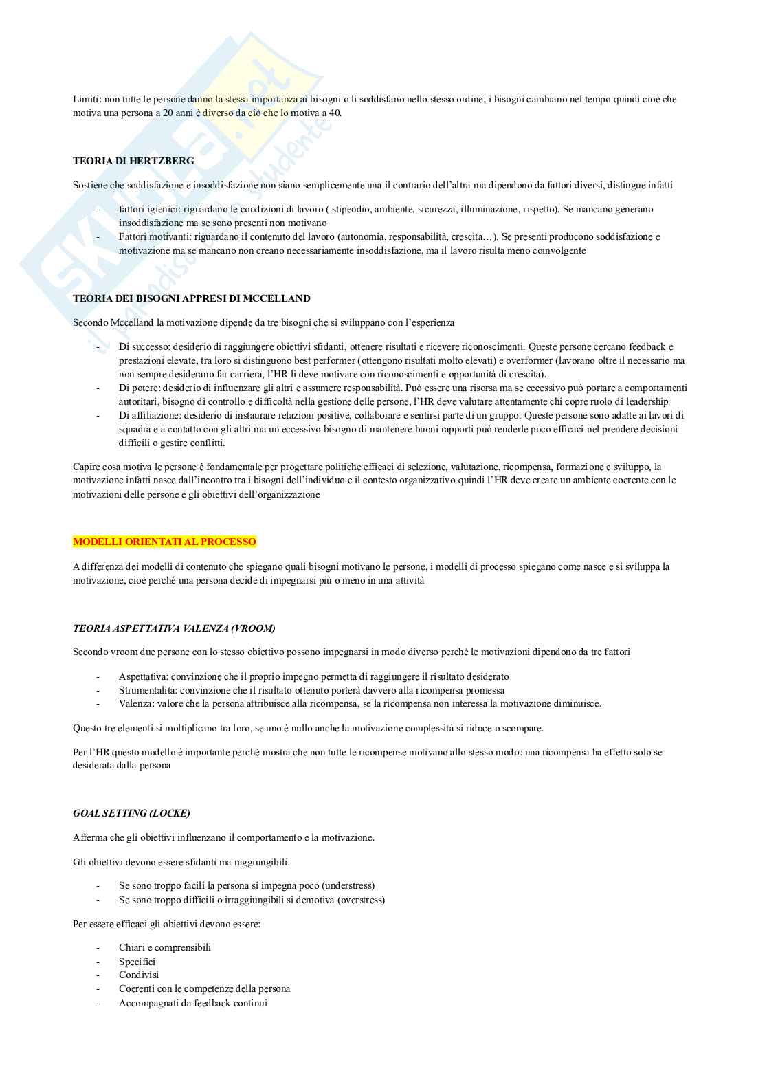 Appunti di Organizzazione aziendale Pag. 11