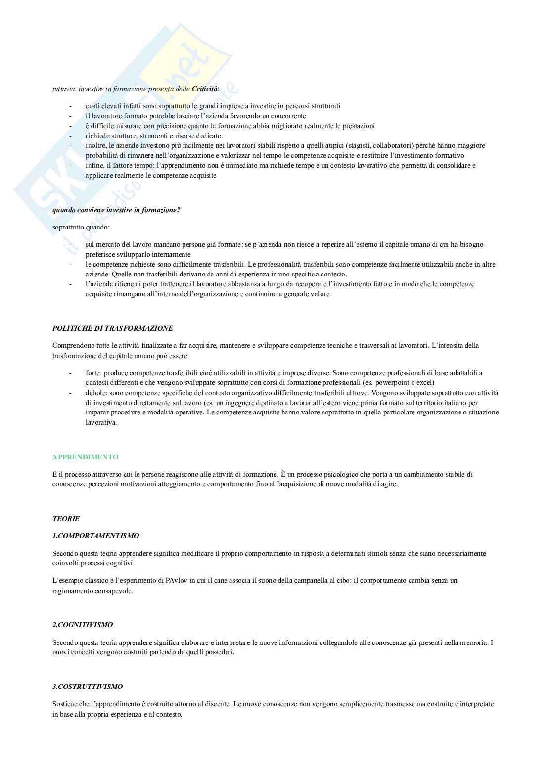 Appunti di Organizzazione aziendale Pag. 31