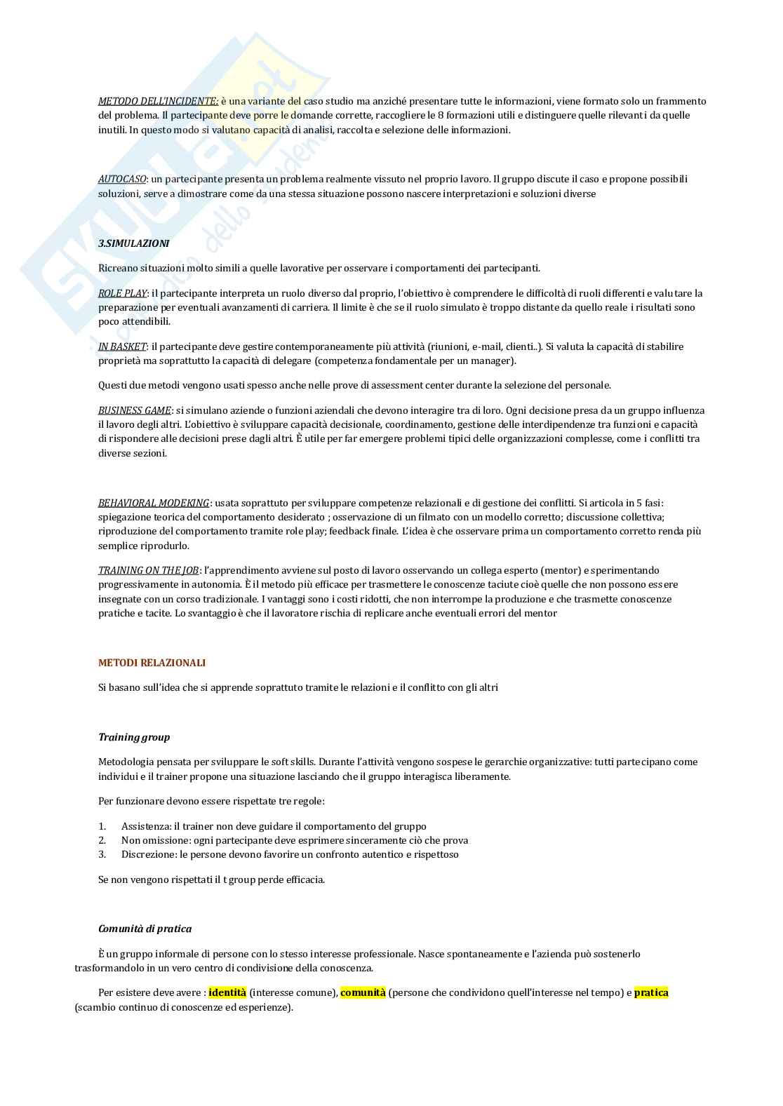 Appunti di Organizzazione aziendale Pag. 36