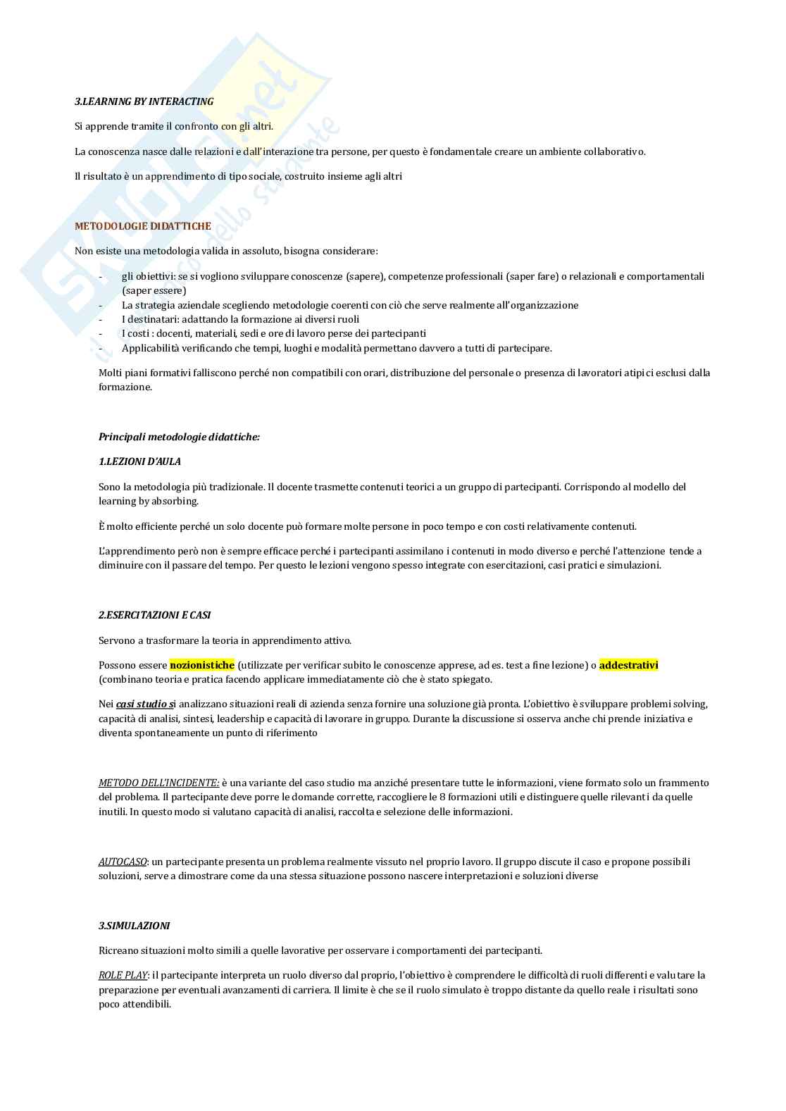 Appunti di Organizzazione aziendale Pag. 41