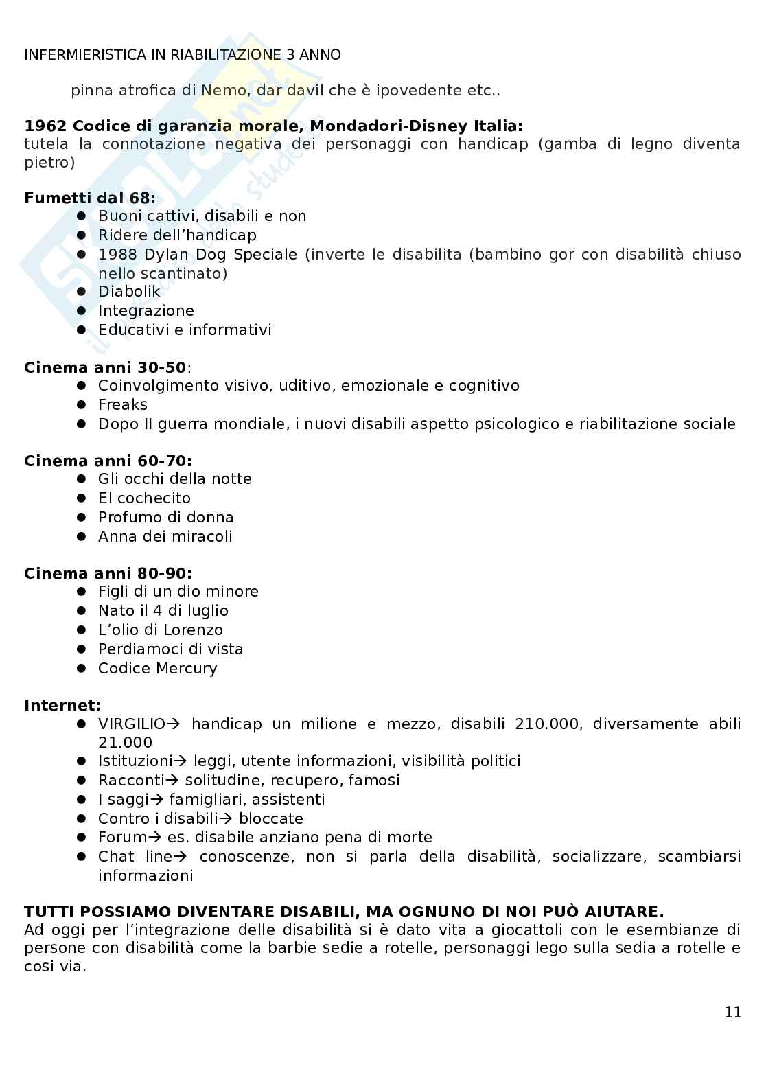 Infermieristica in riabilitazione  Pag. 11