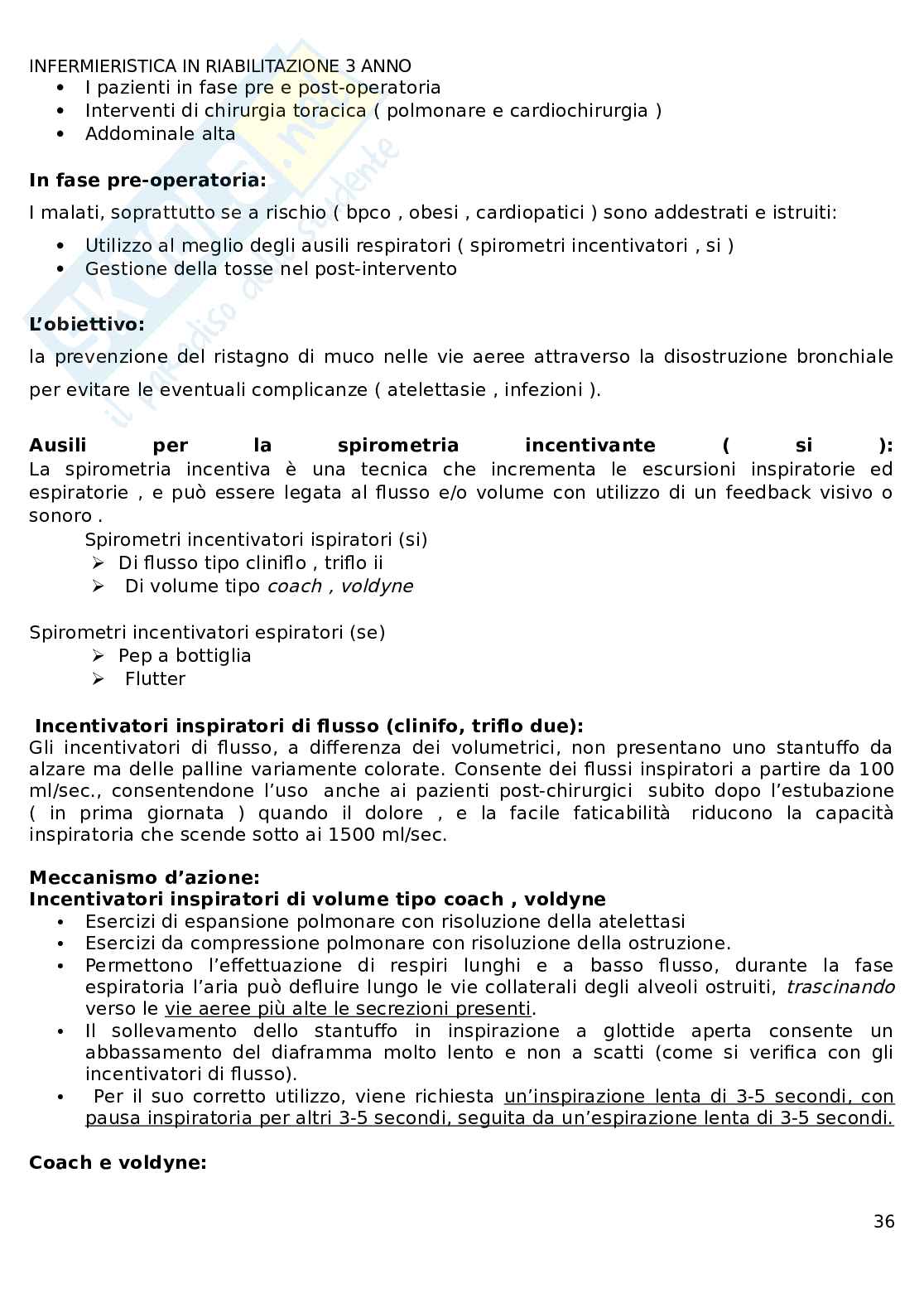 Infermieristica in riabilitazione  Pag. 36