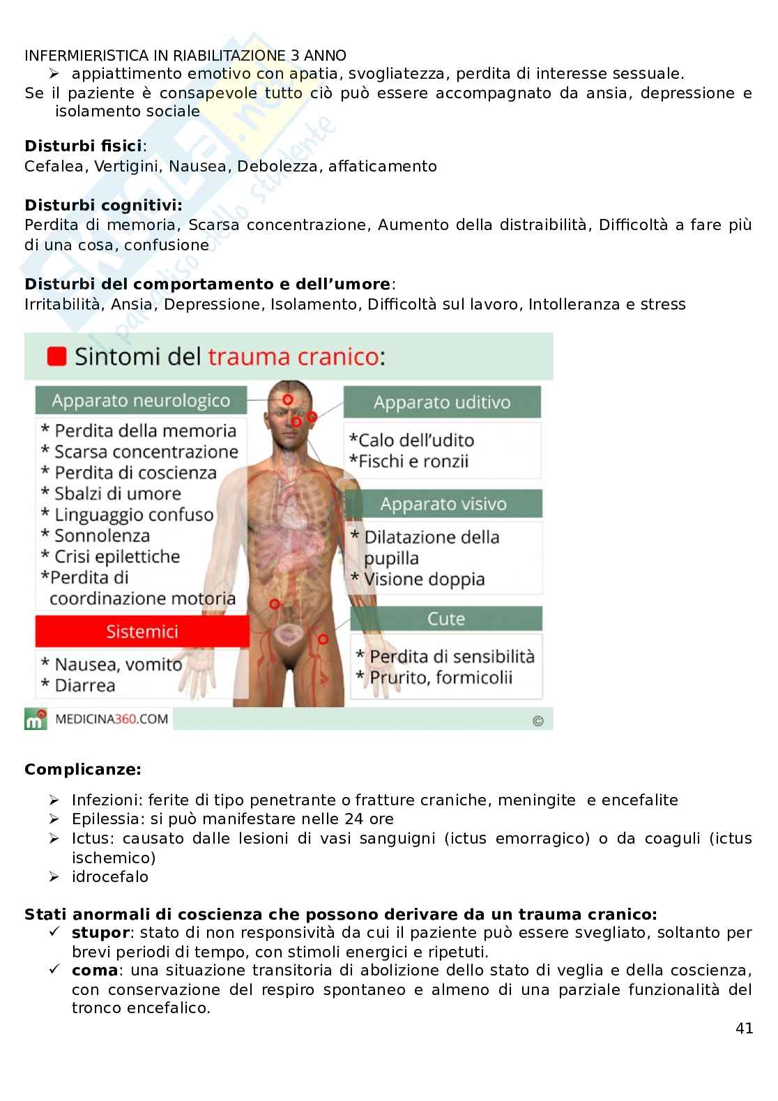 Infermieristica in riabilitazione  Pag. 41