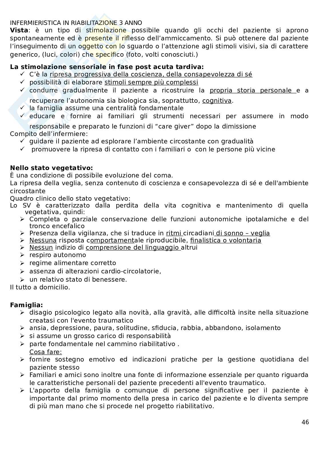 Infermieristica in riabilitazione  Pag. 46
