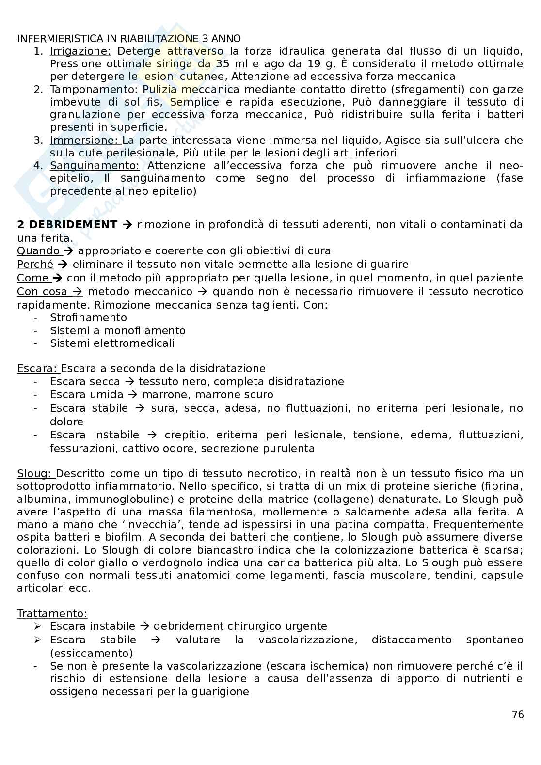 Infermieristica in riabilitazione  Pag. 76