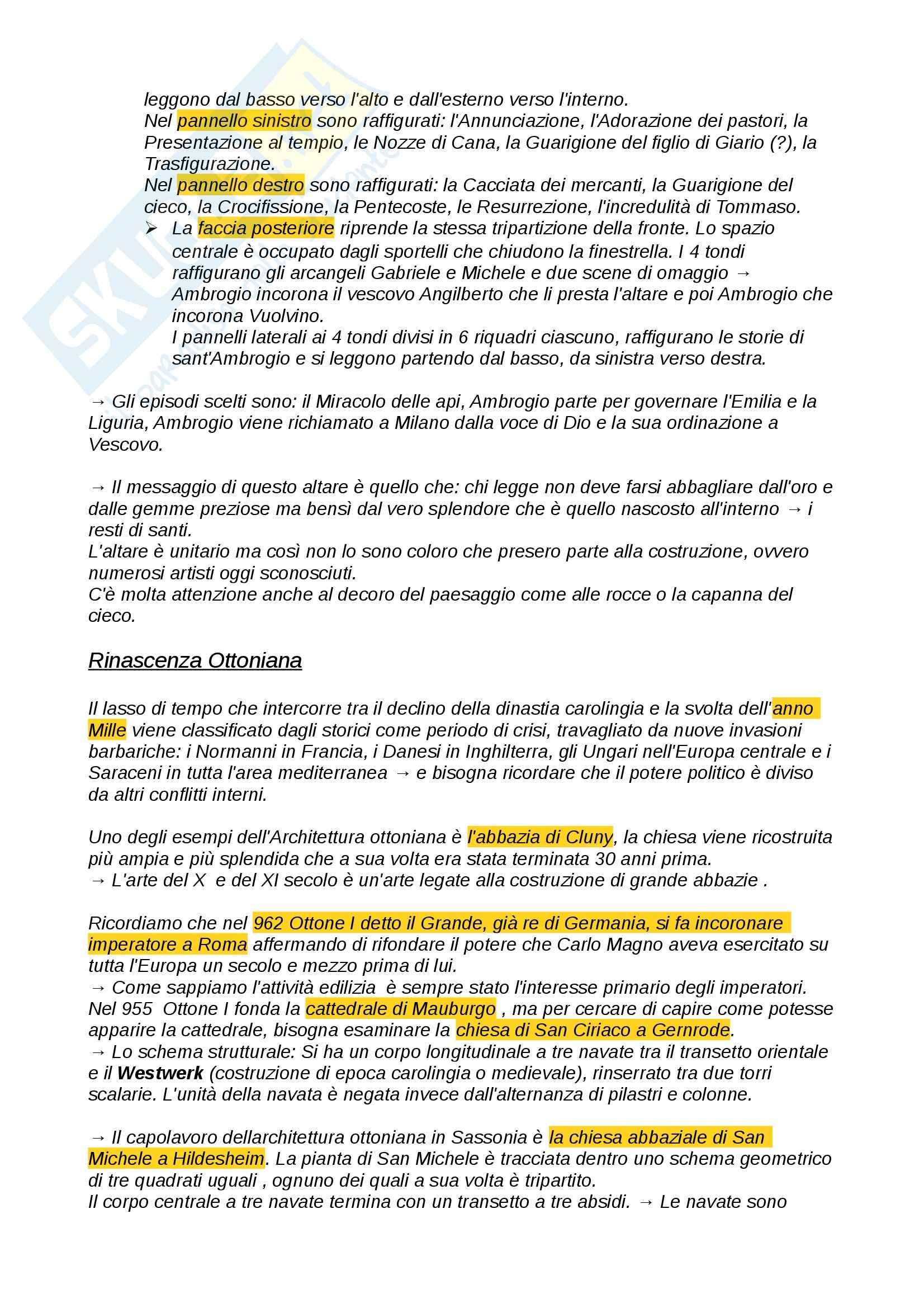 Storia dell'arte medievale - Romanico europeo Pag. 2