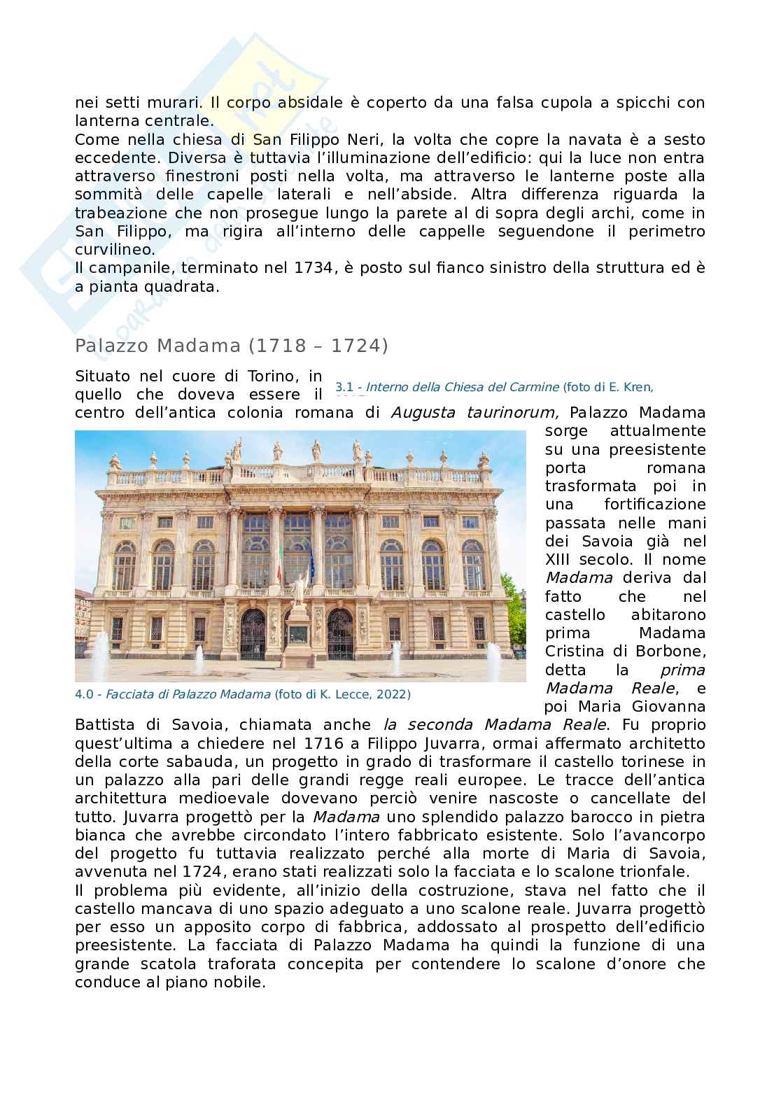 Storia dell'architettura T-1 - Filippo Juvarra Pag. 6