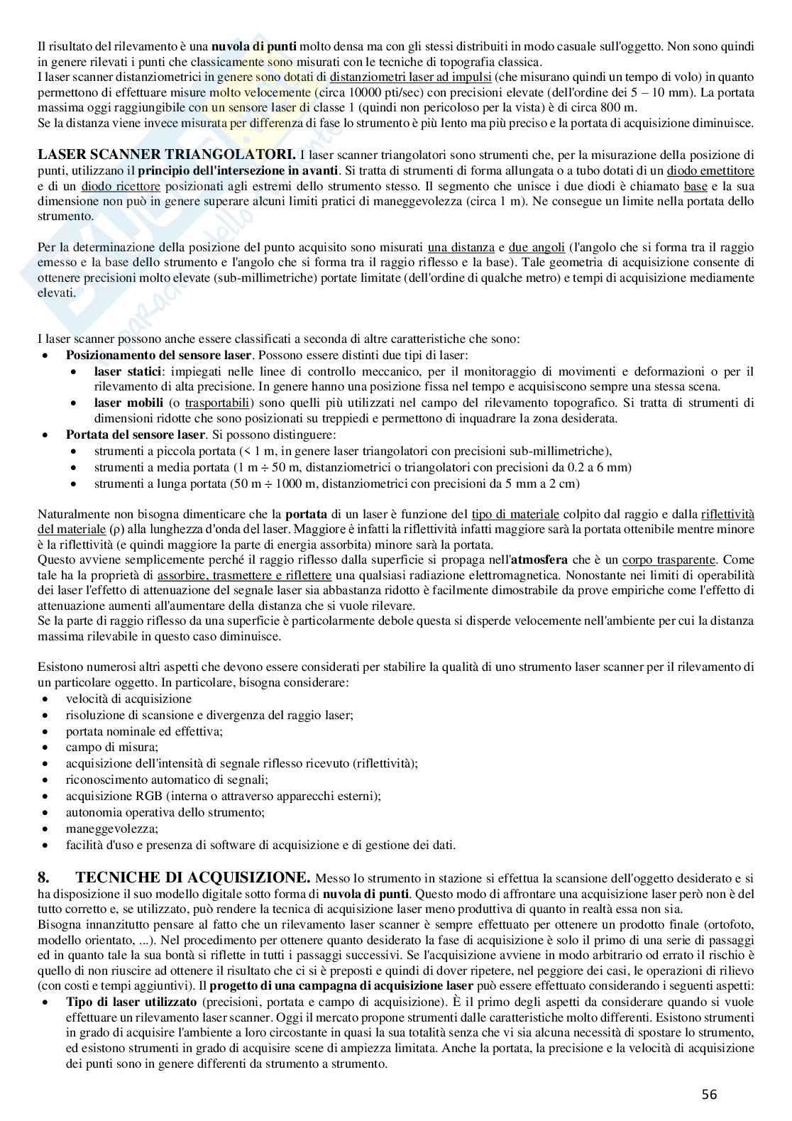 Statistica e rilievo Pag. 56