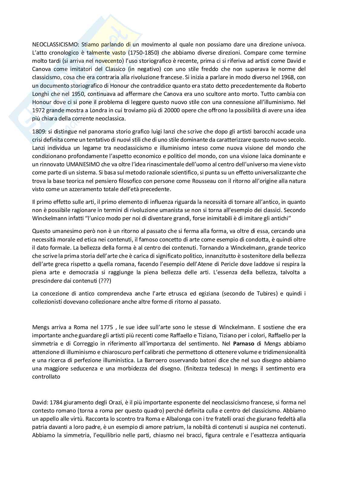 Appunti di Arte contemporanea Pag. 1