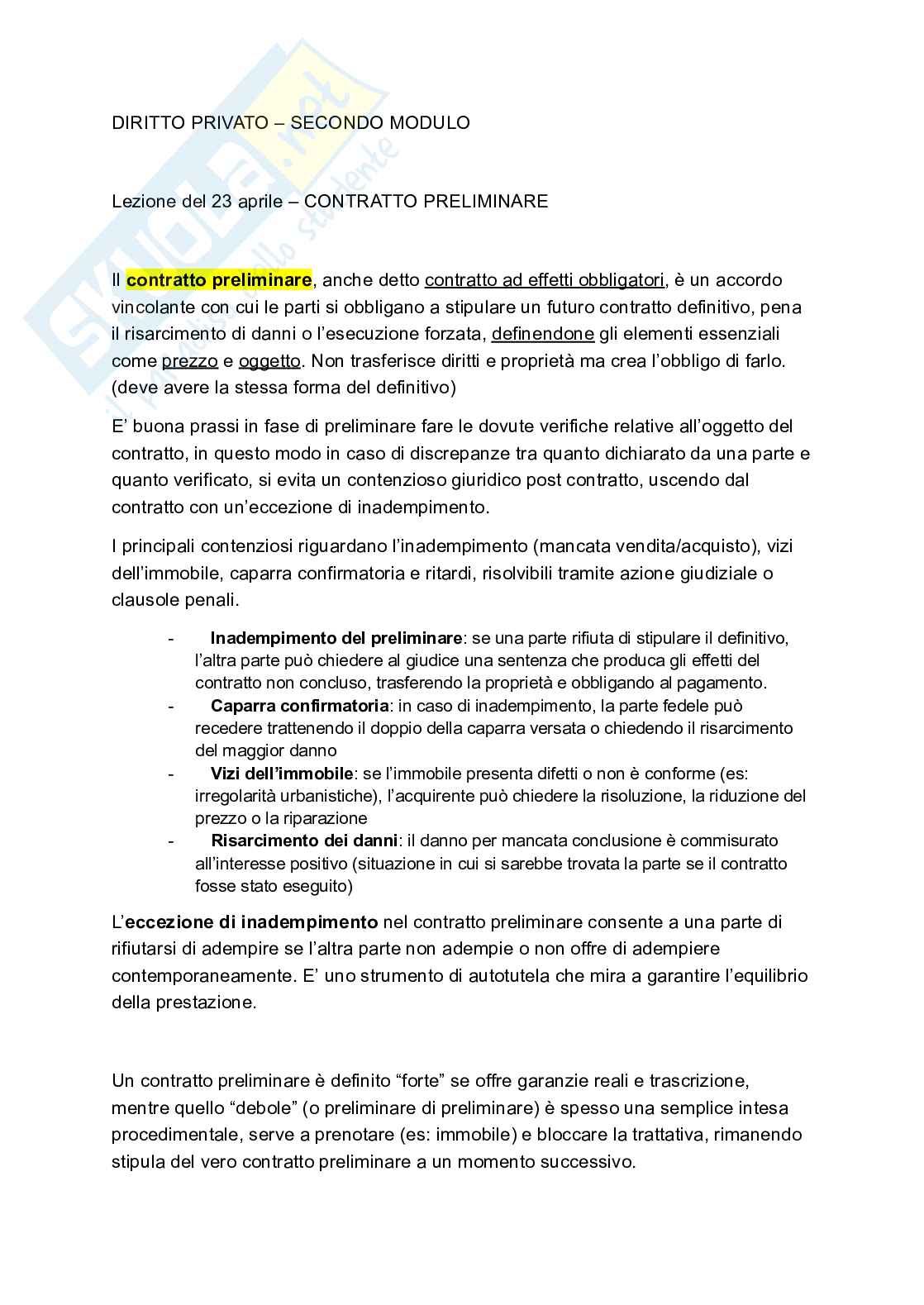 Riassunto esame Istituzioni di diritto privato, Prof. Schiavone Giovanni, libro consigliato Manuale diritto privato  , Torrente, Schlesinger Pag. 1