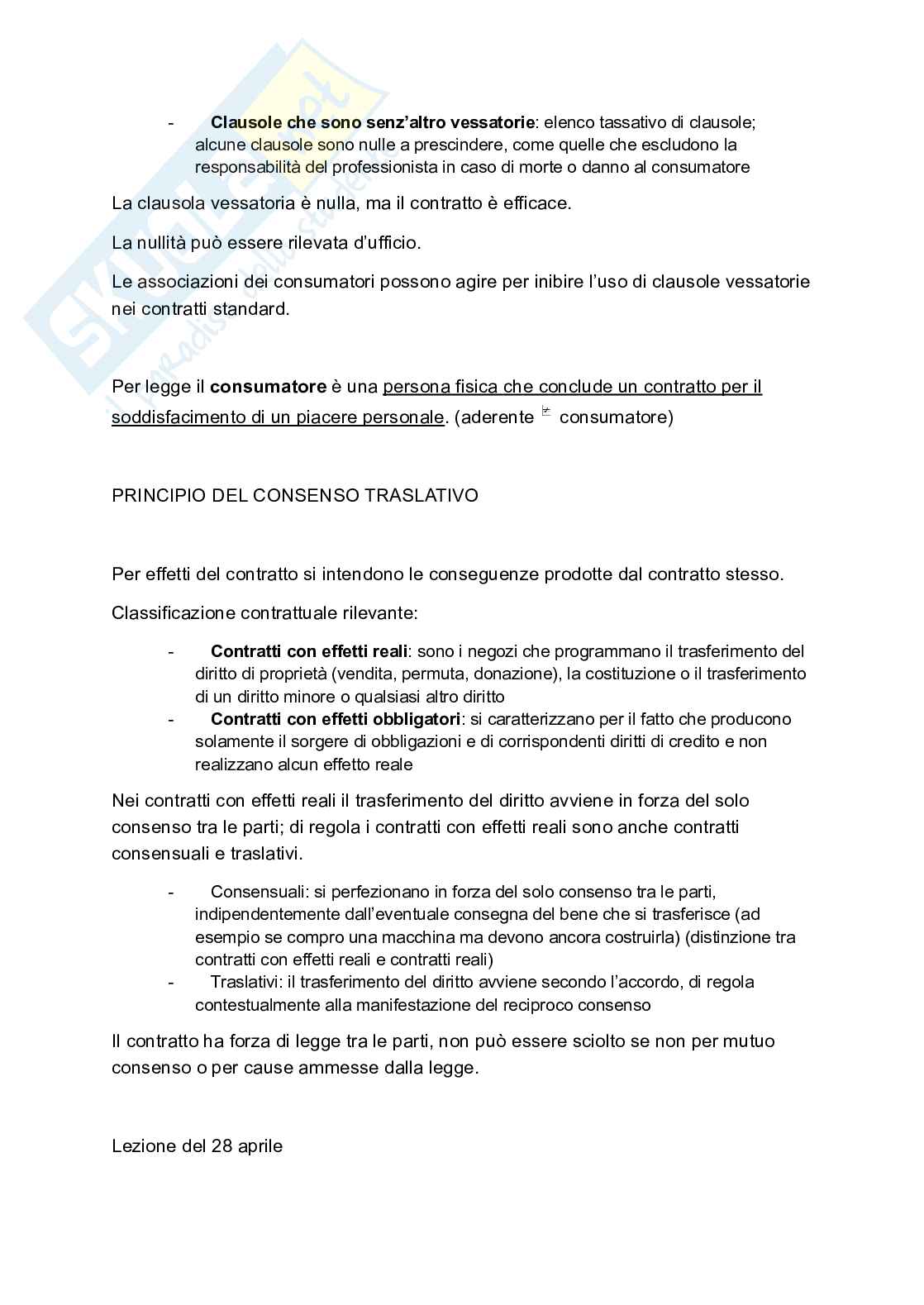 Riassunto esame Istituzioni di diritto privato, Prof. Schiavone Giovanni, libro consigliato Manuale diritto privato  , Torrente, Schlesinger Pag. 6