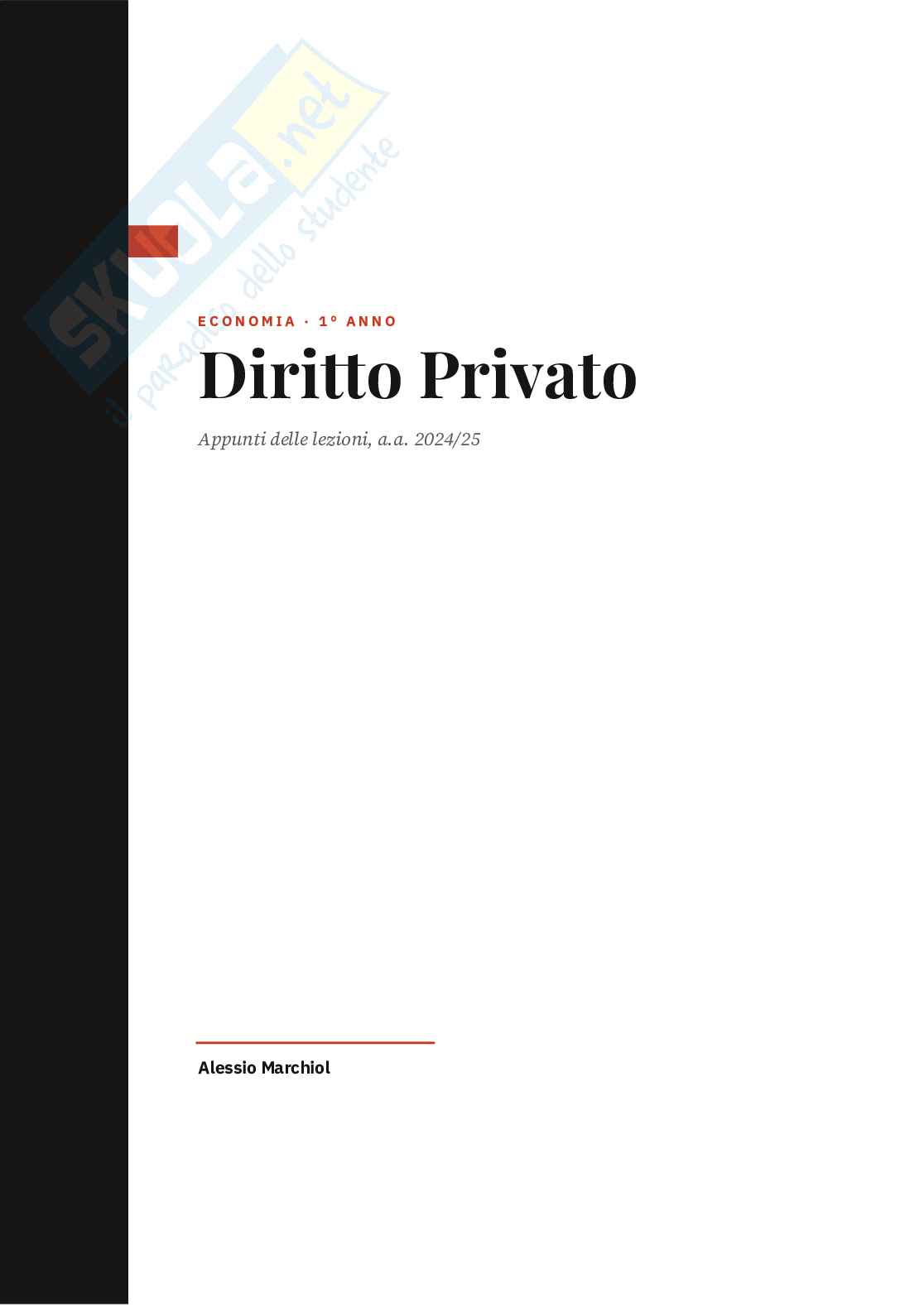 Diritto privato Pag. 1