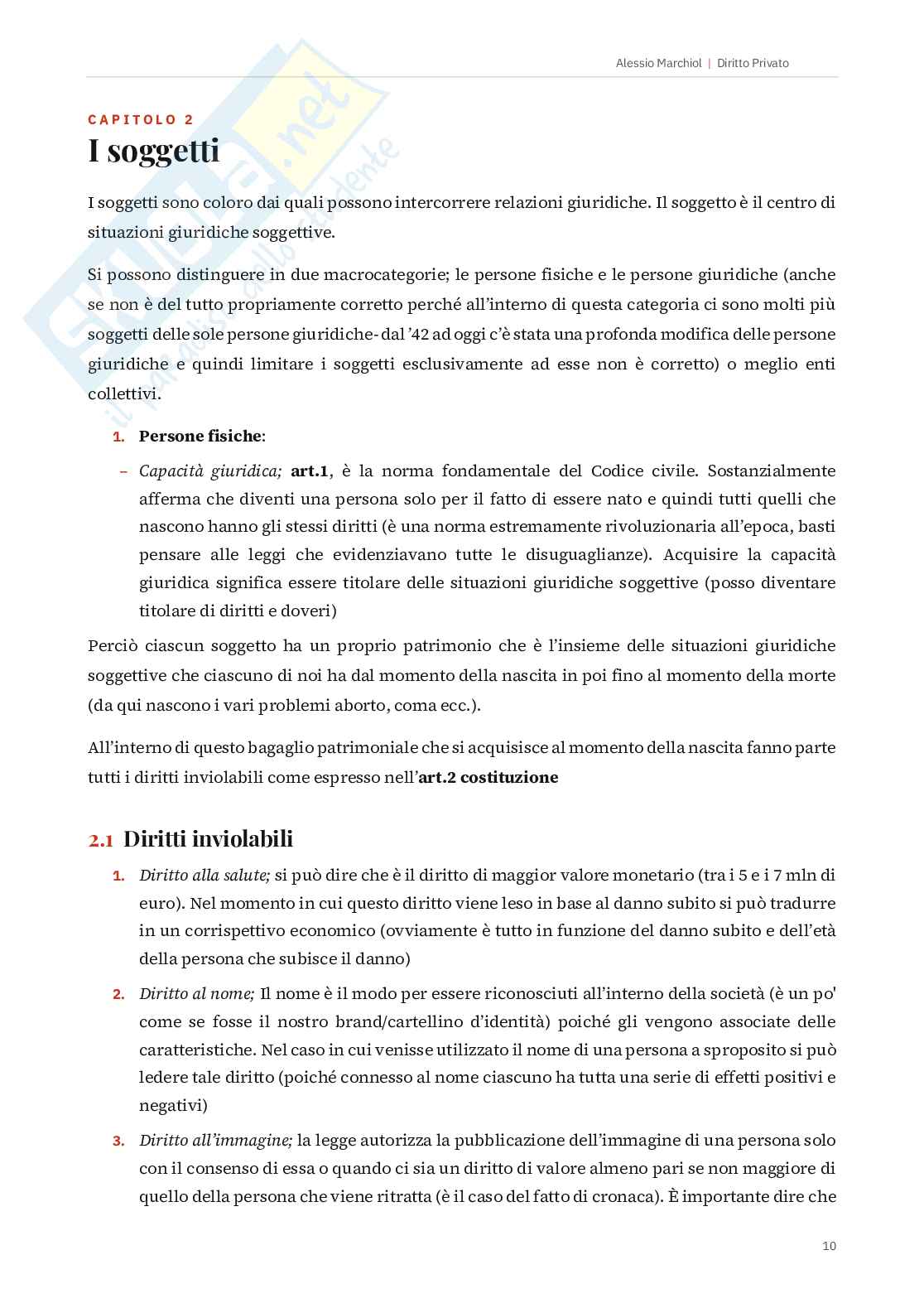 Diritto privato Pag. 11