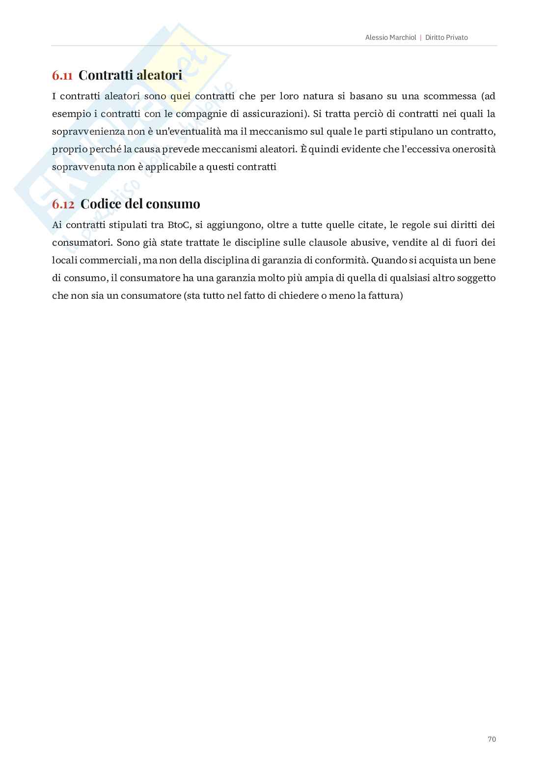 Diritto privato Pag. 71