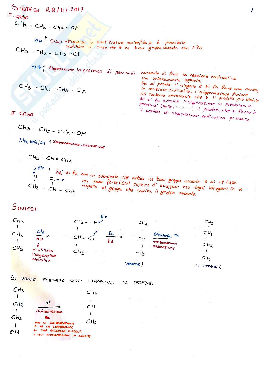 Esercizi Sintesi Chimica 2 Pag. 1