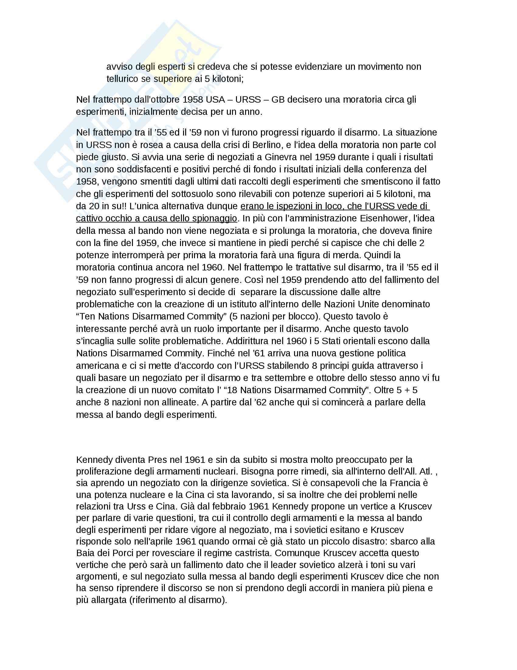 Appunti potere nucleare nel sistema internazionale Pag. 36