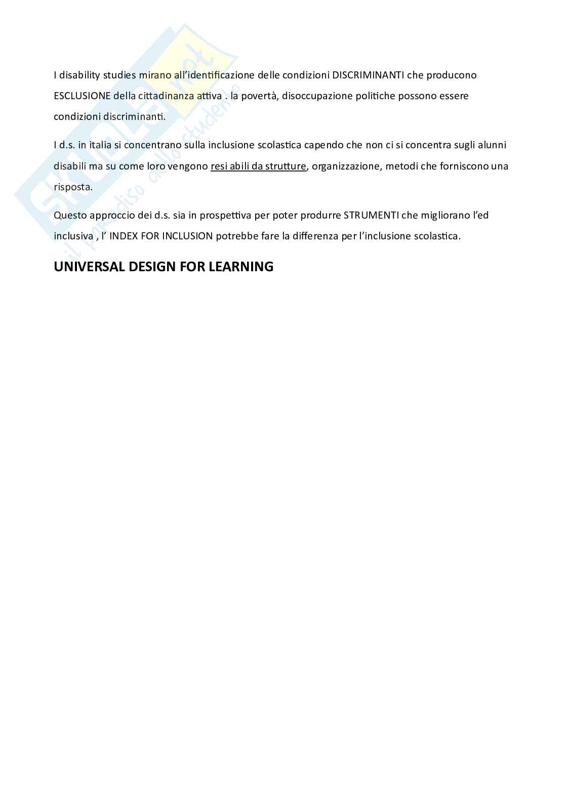 Appunti Progettazione e valutazione dei sistemi educativi e formativi Pag. 16