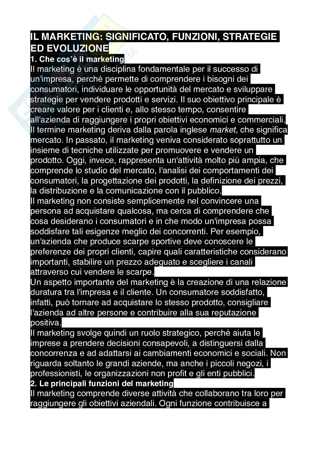 Marketing  Pag. 1