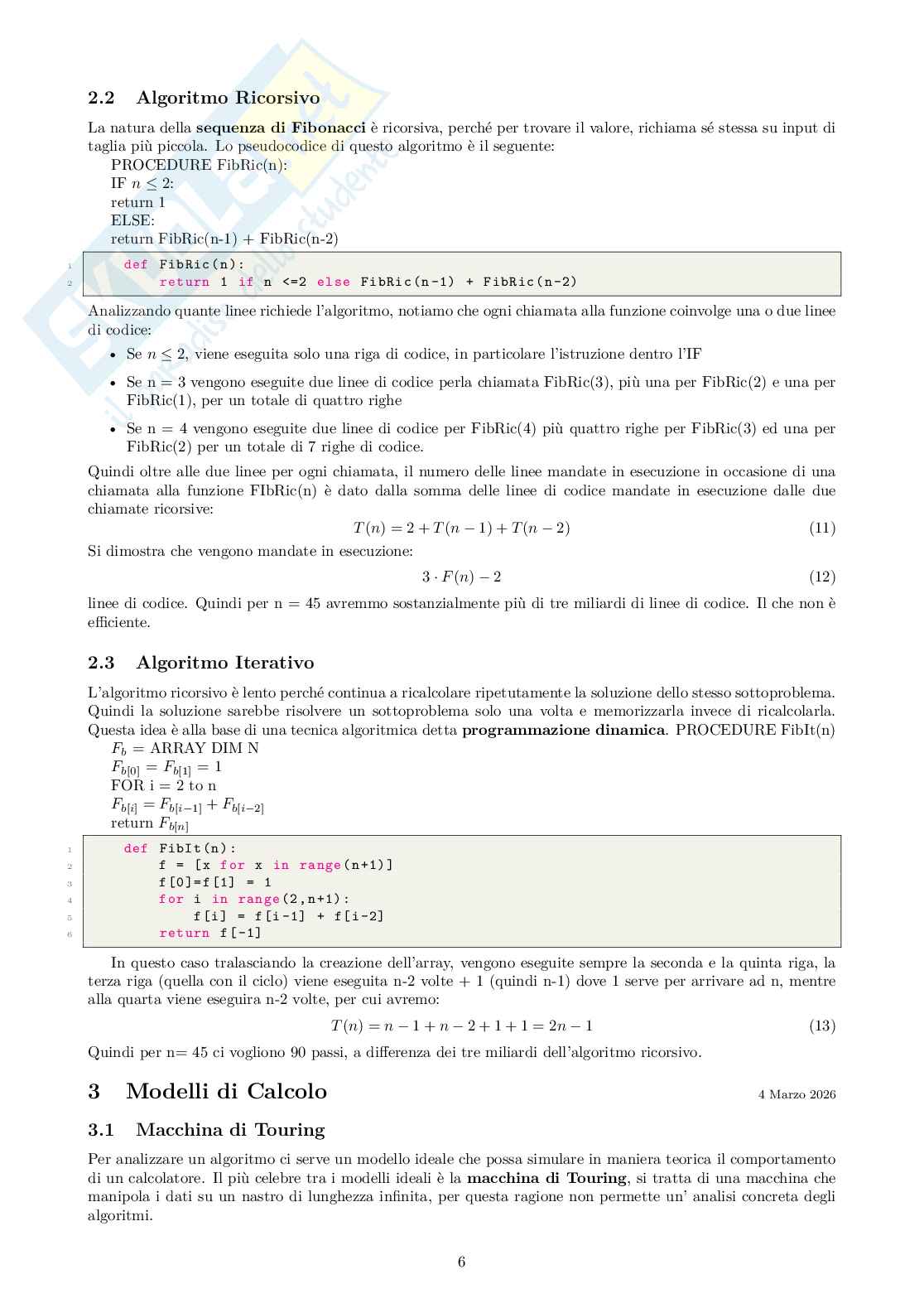 Appunti Algoritmi e strutture dati Pag. 6