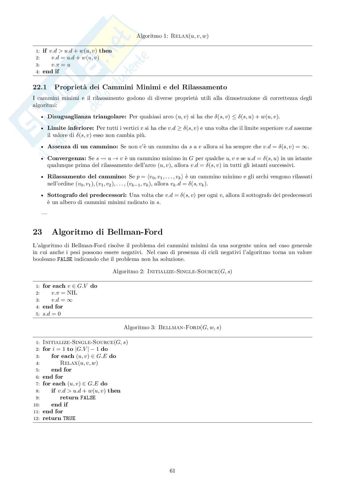 Appunti Algoritmi e strutture dati Pag. 61