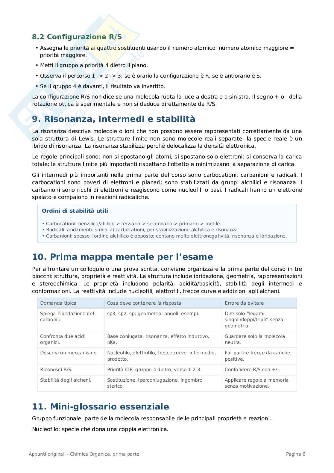 Appunti rielaborati Chimica organica Pag. 6