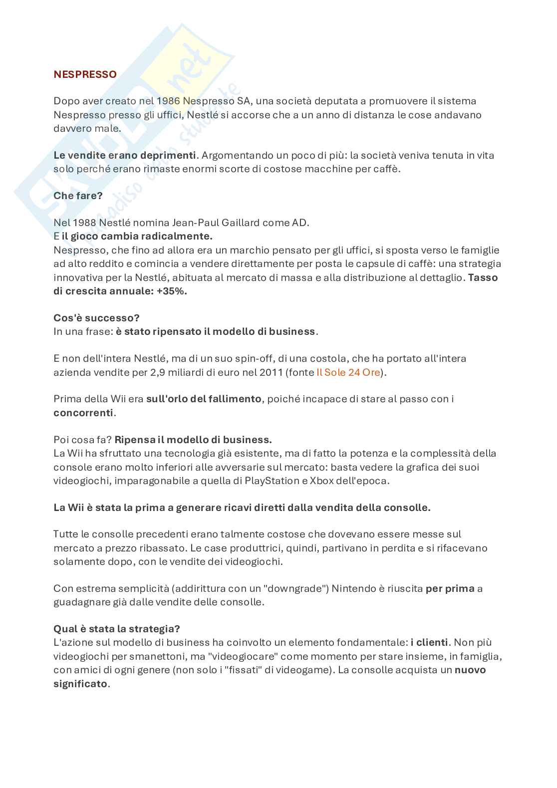 Appunti di Management strategico e decision making Pag. 46