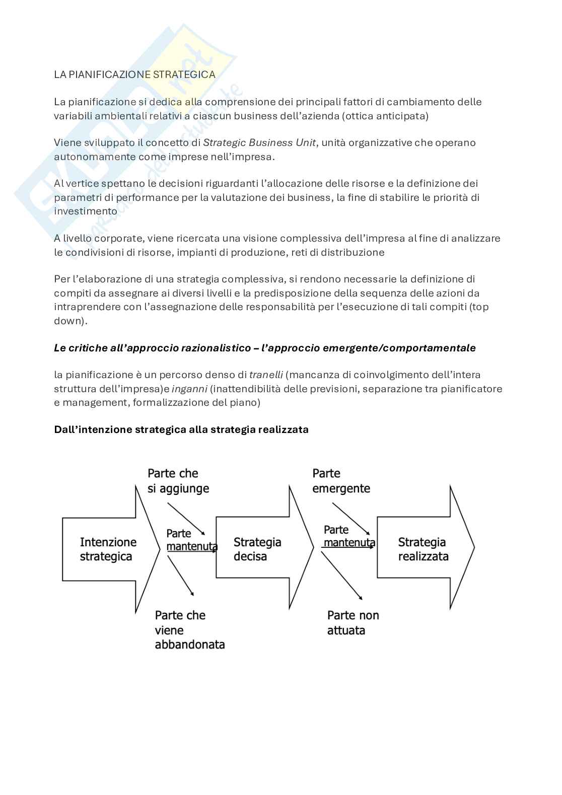Appunti di Management strategico e decision making Pag. 51