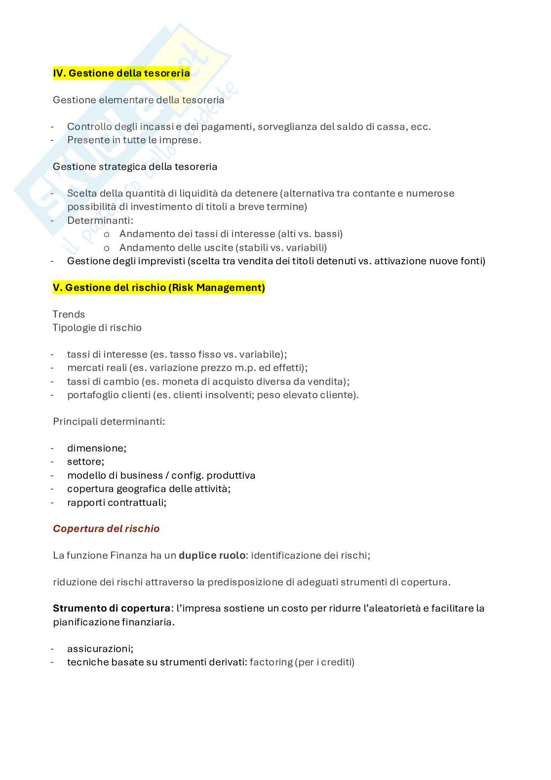 Appunti di Management strategico e decision making Pag. 66