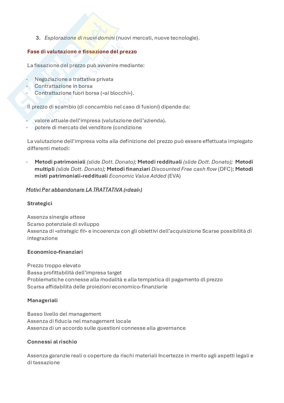 Appunti di Management strategico e decision making Pag. 71