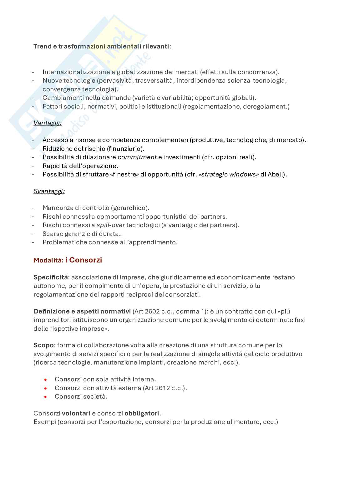 Appunti di Management strategico e decision making Pag. 76