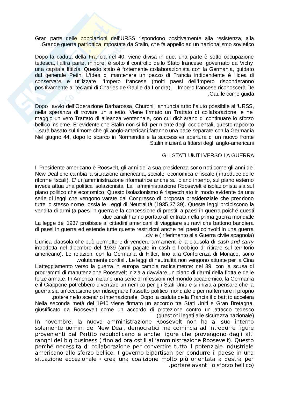 Storia delle relazioni internazionali Pag. 26