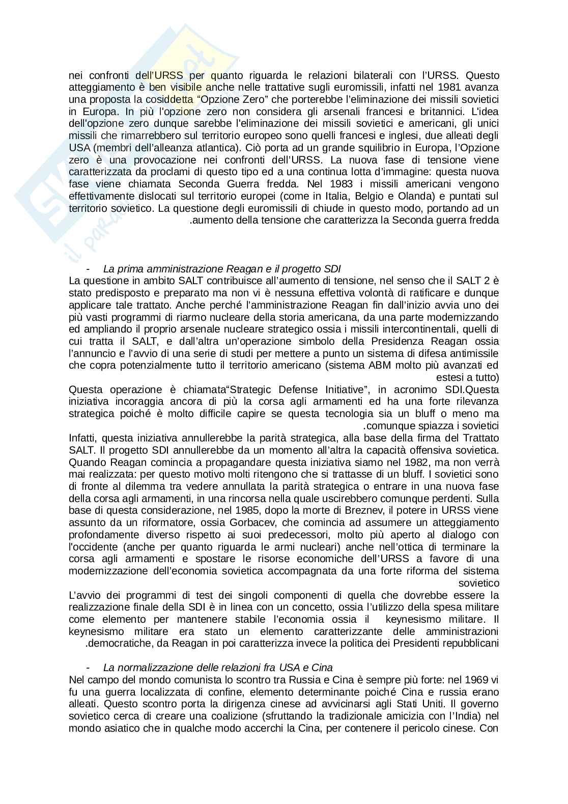 Storia delle relazioni internazionali Pag. 71