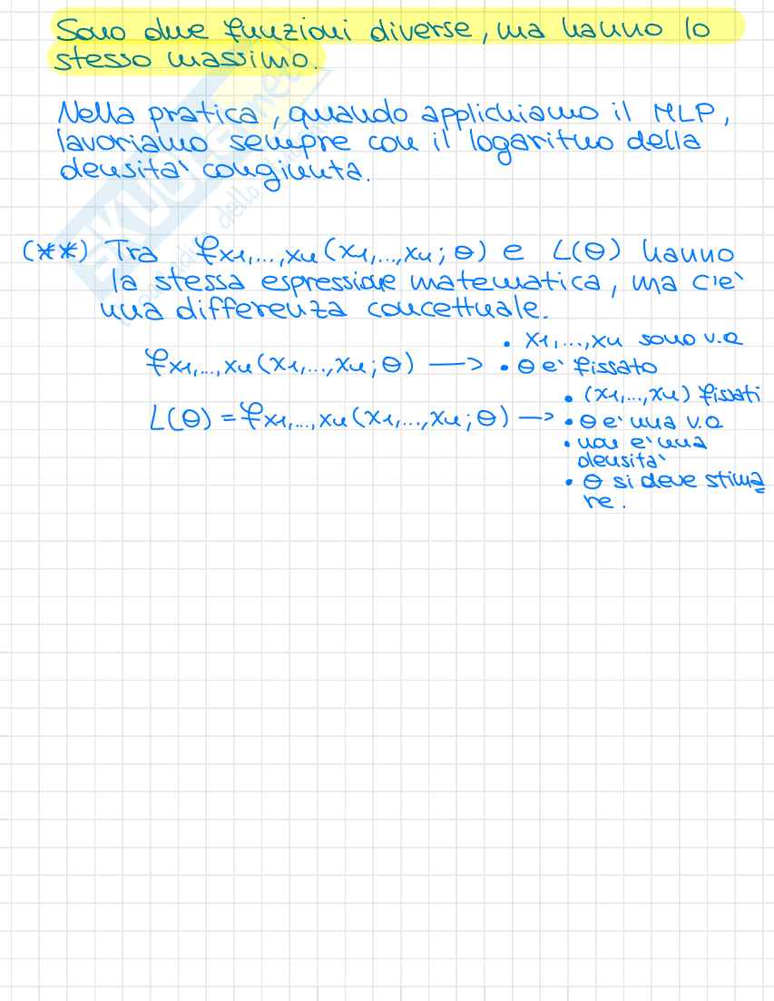 Appunti completi Probabilità e statistica (Terza parte) Pag. 16