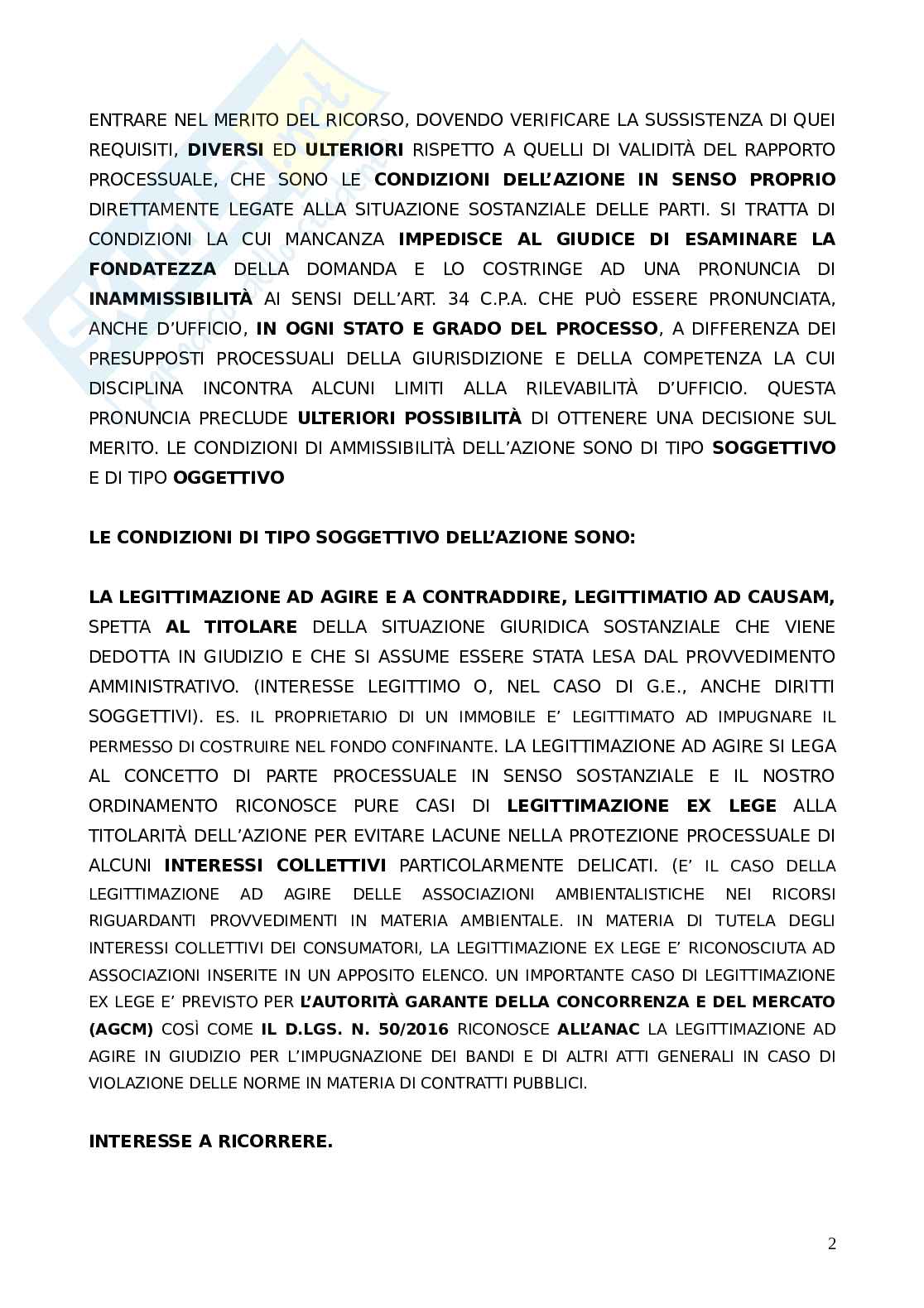 Riassunto esame Diritto amministrativo II, Prof. Bonomo Annamaria, libro consigliato Casetta, Casetta Pag. 2