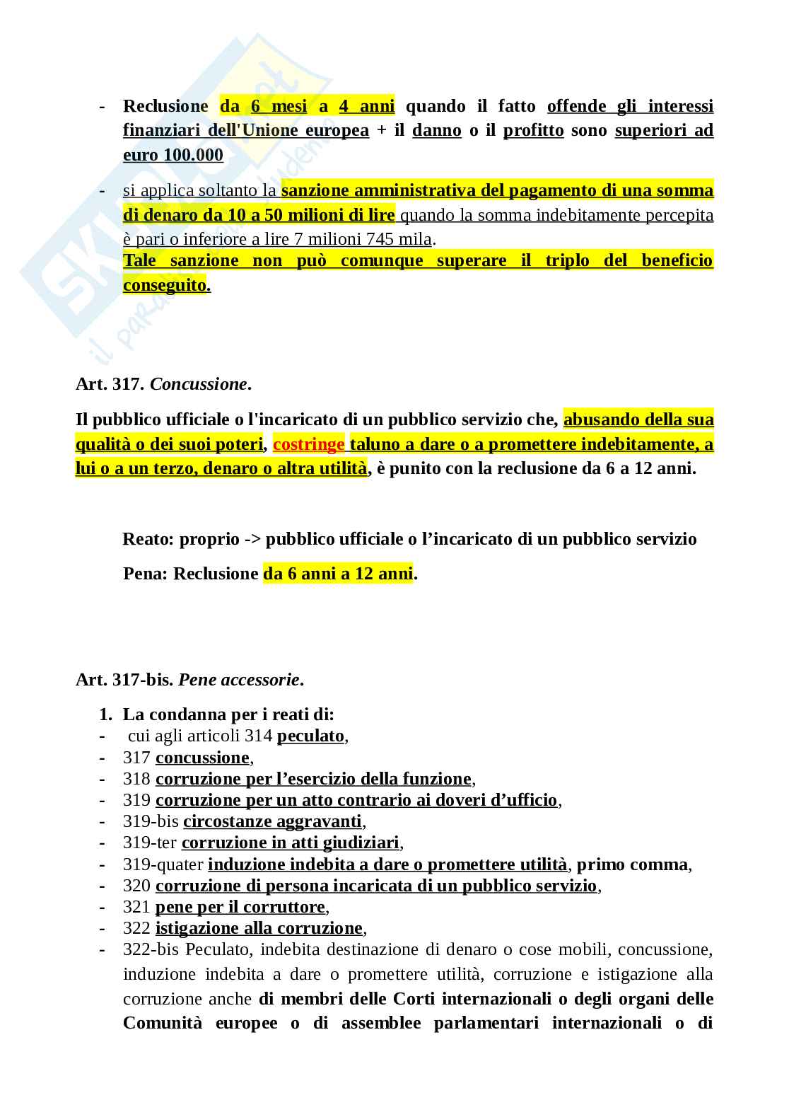 Reati contro la P.A. Pag. 6