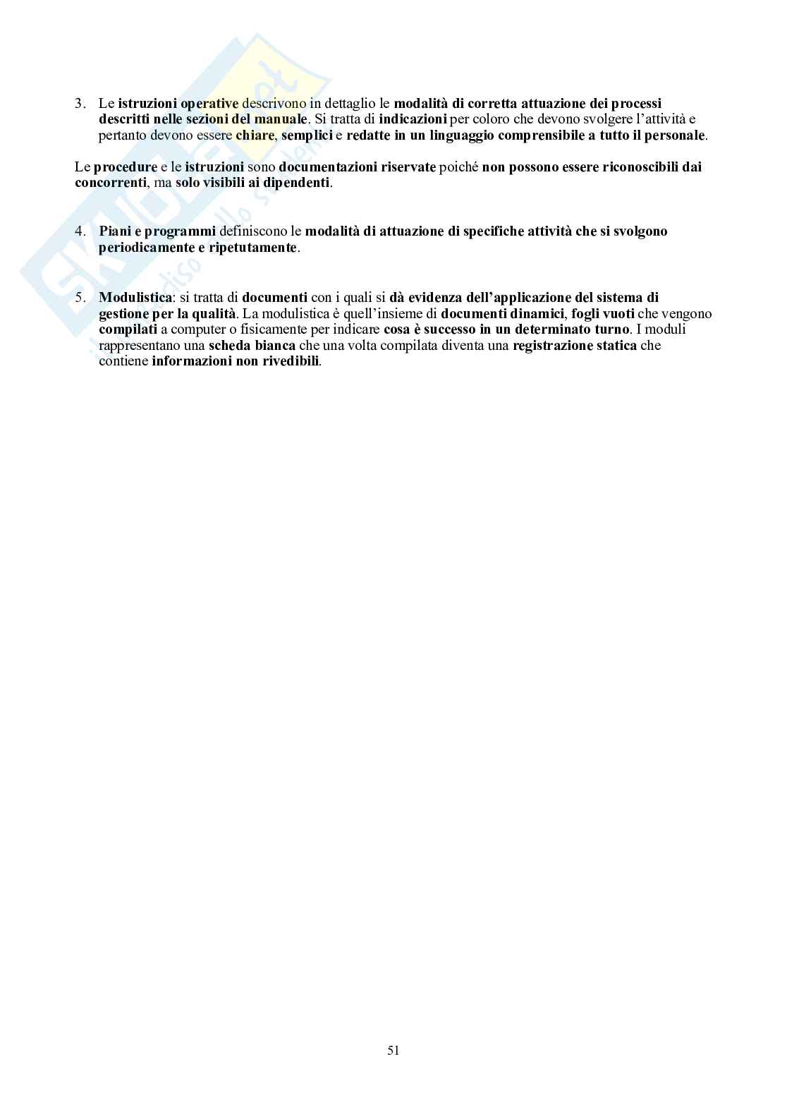 Operations Management – Teoria completa in 8 capitoli (stabilimento, layout, qualità) Pag. 51
