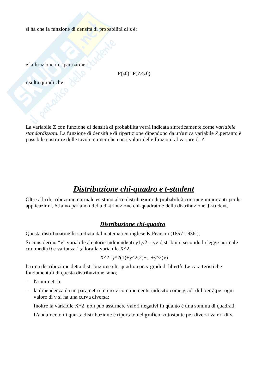 Distribuzioni di probabilità Pag. 11