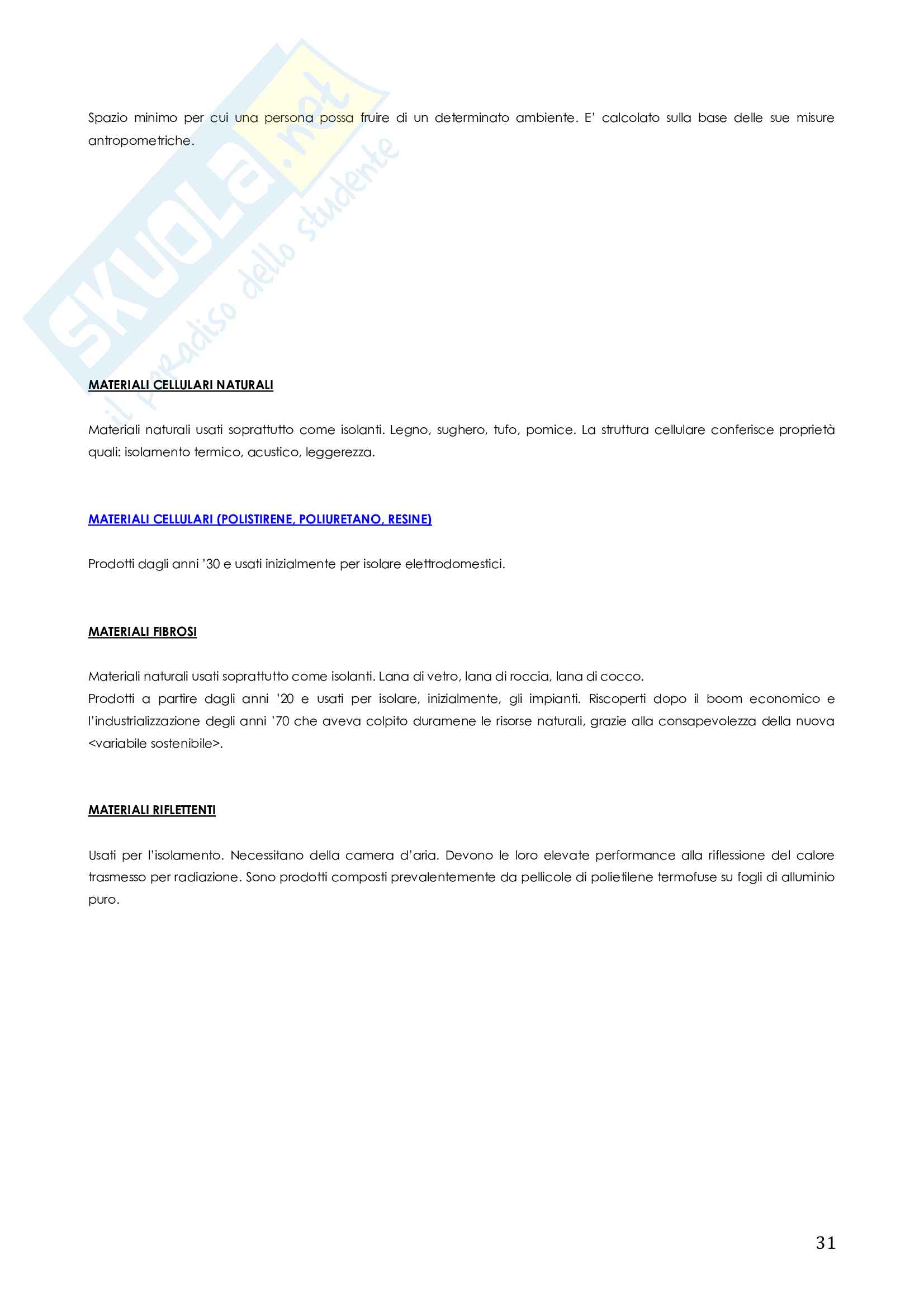 Appunti Tecnologia dell'architettura Pag. 31