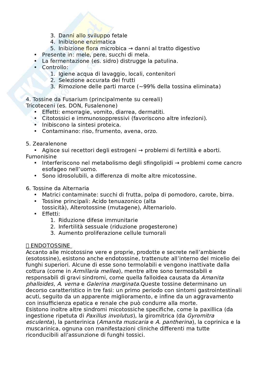 Appunti di patologia delle derrate vegetali  Pag. 36