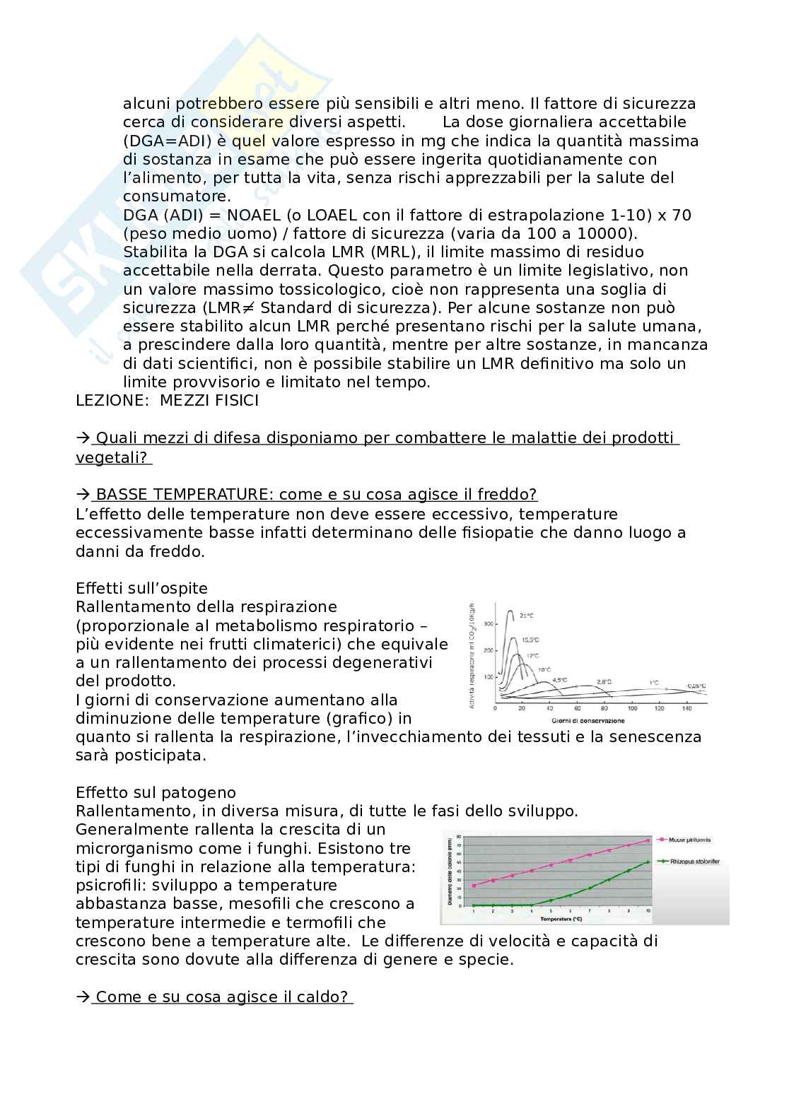 Appunti di patologia delle derrate vegetali  Pag. 6