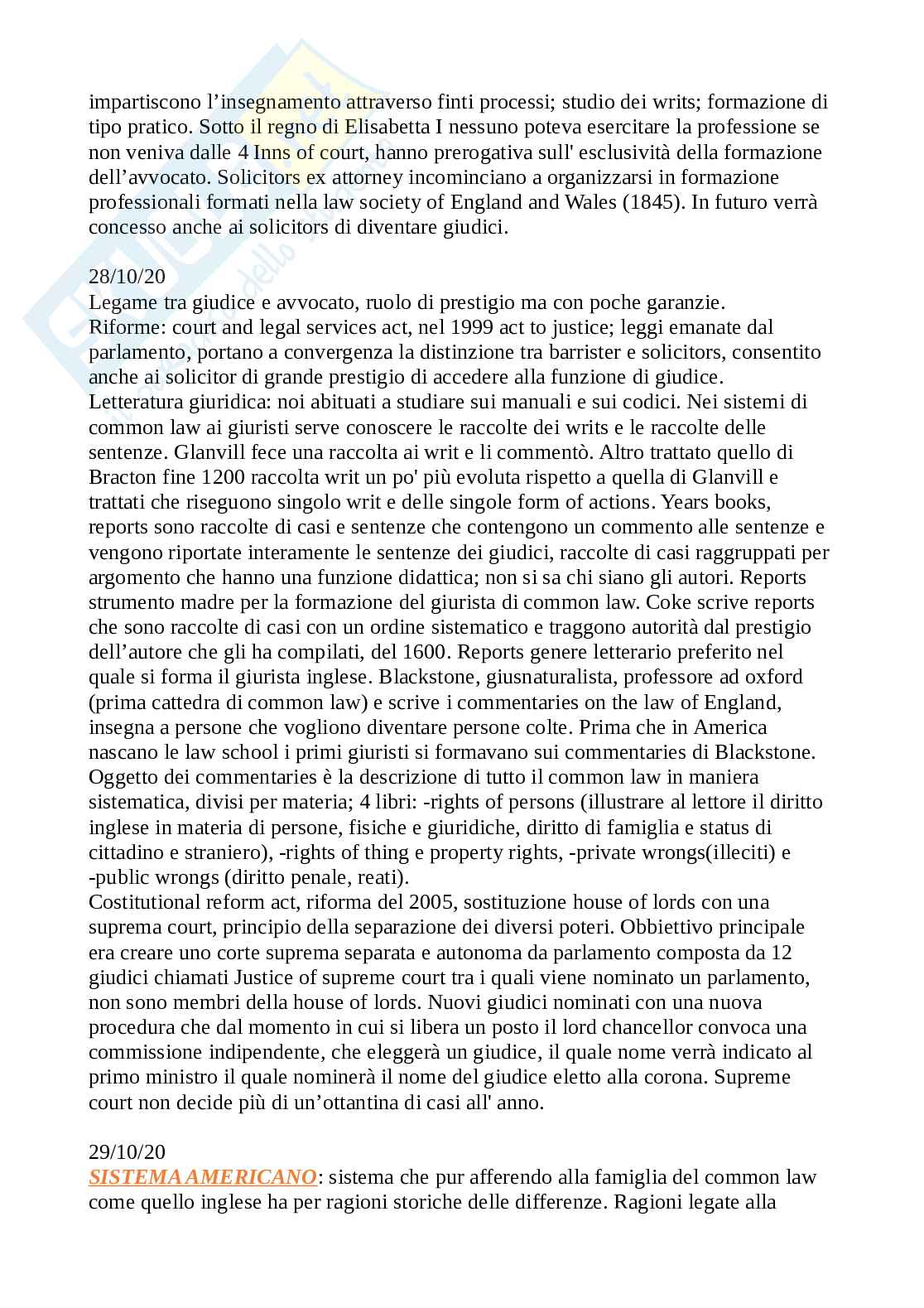 Appunti di Diritto privato comparato Pag. 11