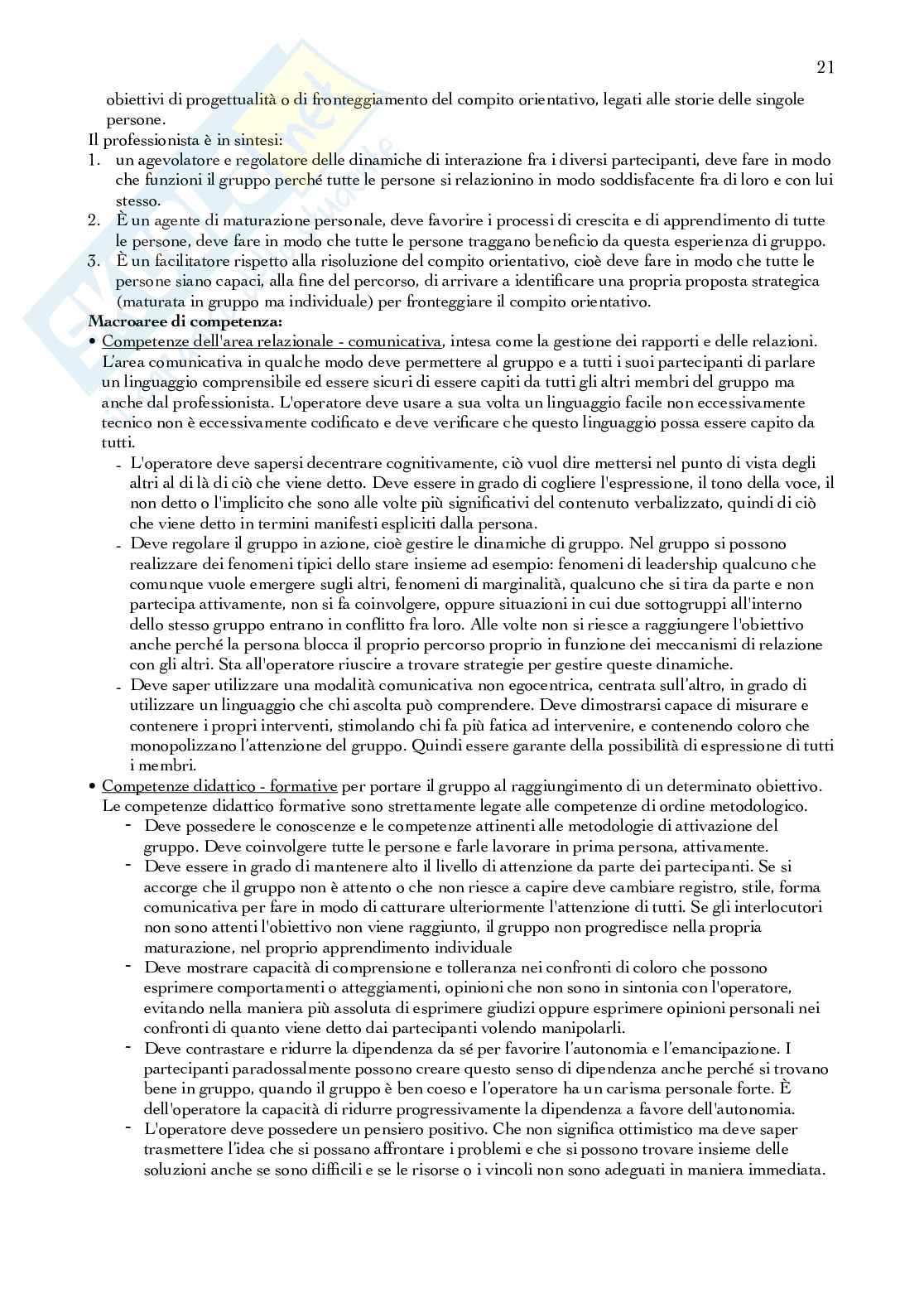 Videolezioni esame di Psicologia della formazione Pag. 21