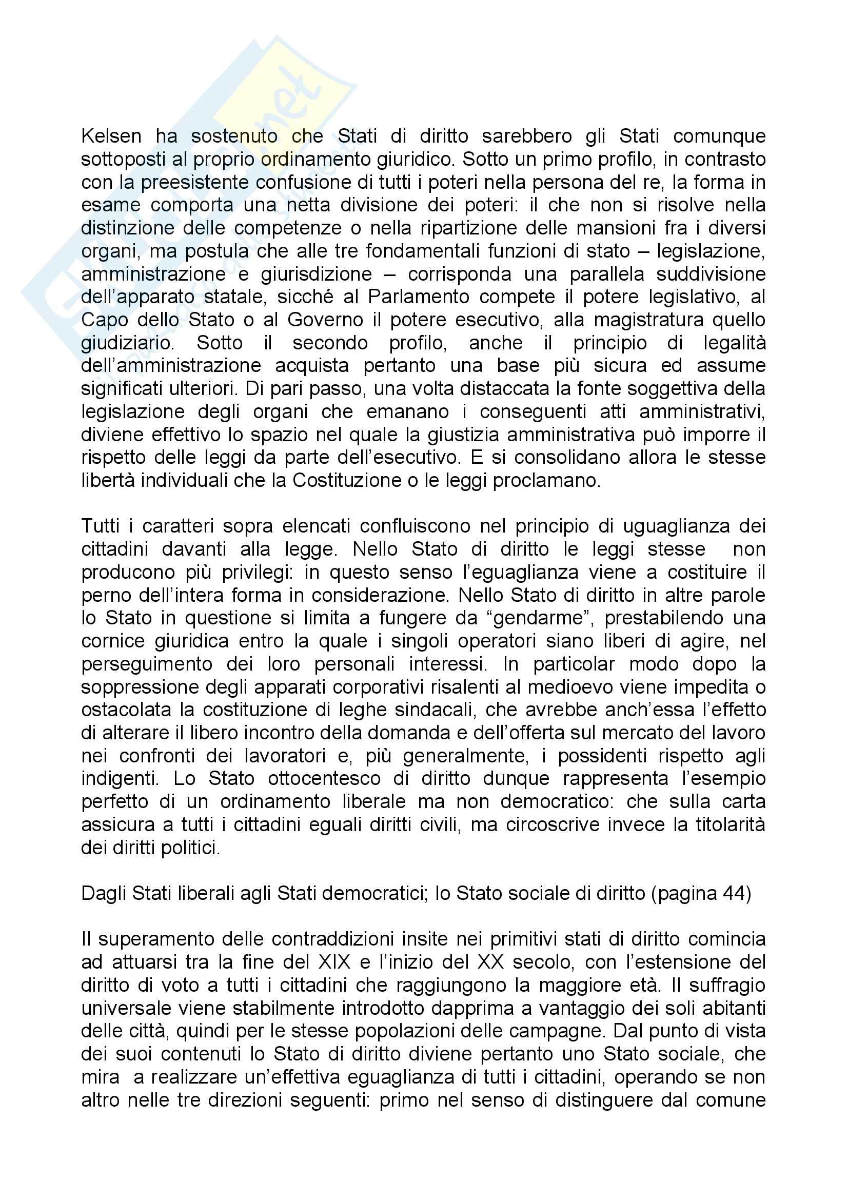 Riassunto esame Diritto Costituzionale, prof. Olivetti Pag. 11