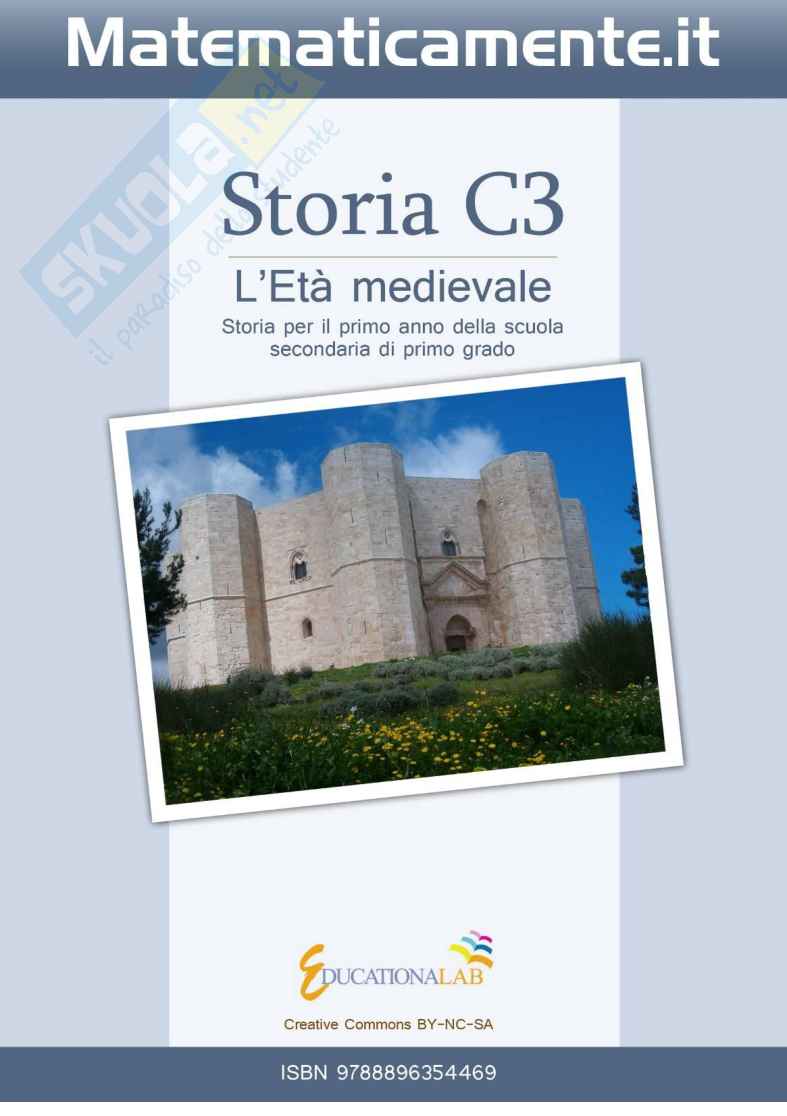 Storia C3, L'età medievale Pag. 1