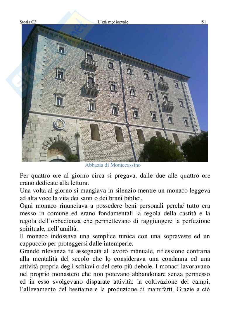 Storia C3, L'età medievale Pag. 51