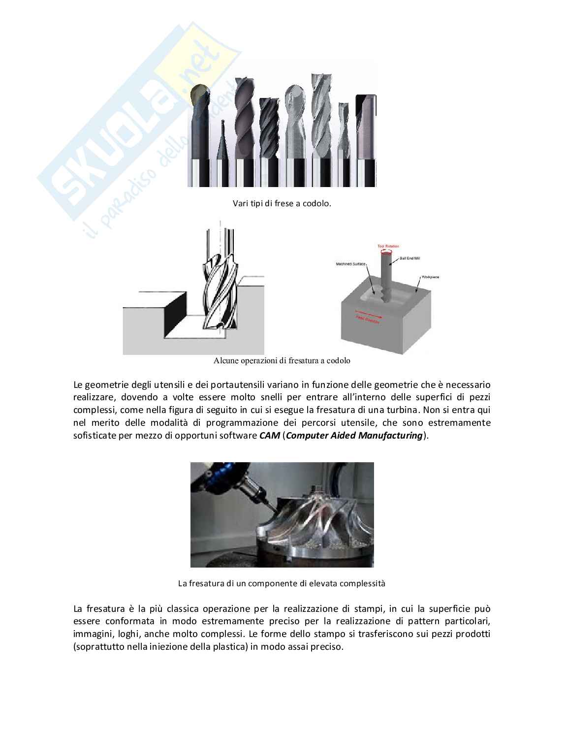 Appunti sui cicli di lavorazione e sull'asportazione di truciolo  Pag. 11